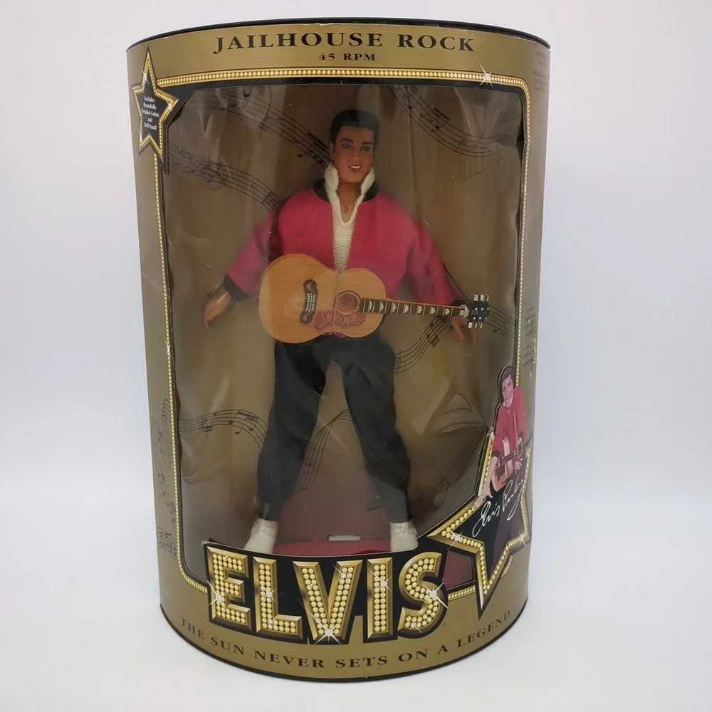 Vintage Elvis Presley Jail House Rock Doll Figurine 12